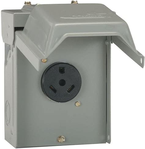 rv 110v electrical power outlet box|rv electric 50&30 amp box.